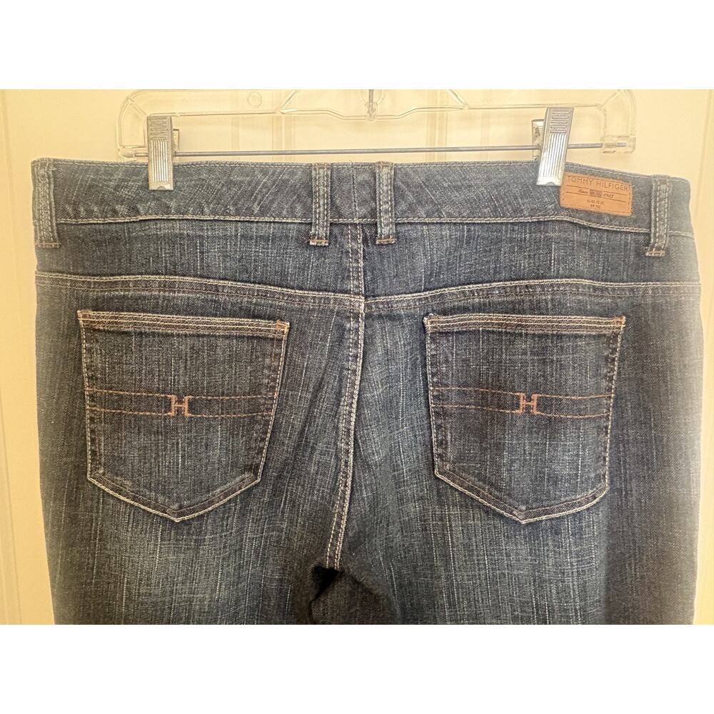 Tommy Hilfiger Women's American Freedom Boot blue bootcut jeans Size 14 - Picture 5 of 6